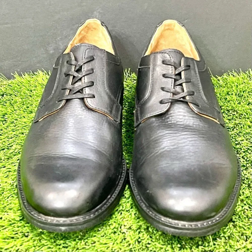 Johnston & Murphy Pattinson XC4 Waterproof Black Plain Toe Oxfords. Size 10.5M